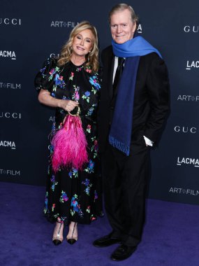 Kathy Hilton ve kocası Richard Hilton, Gucci 'nin 5 Kasım 2022' de Los Angeles İlçe Sanat Müzesi 'nde sunduğu 11. LACMA Sanat + Film Galası 2022' ye geldiler..
