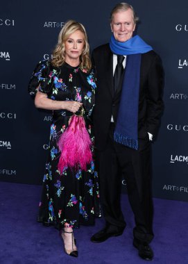 Kathy Hilton ve kocası Richard Hilton, Gucci 'nin 5 Kasım 2022' de Los Angeles İlçe Sanat Müzesi 'nde sunduğu 11. LACMA Sanat + Film Galası 2022' ye geldiler..