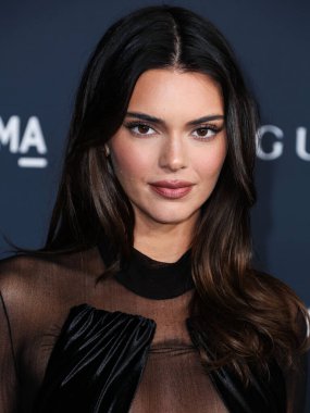 Kendall Jenner, 5 Kasım 2022 'de Los Angeles Eyalet Sanat Müzesi' nde düzenlenen Gucci tarafından sunulan 11. LACMA Sanat + Film Galası 2022 'ye geldi..
