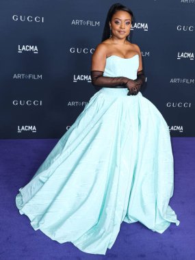 Quinta Brunson, Gucci 'nin 5 Kasım 2022' de Los Angeles Eyalet Sanat Müzesi 'nde sunduğu 11. LACMA Sanat + Film Galası' na geldi..