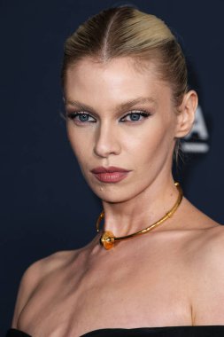 Stella Maxwell, 5 Kasım 2022 'de Los Angeles County Sanat Müzesi' nde düzenlenen Gucci tarafından sunulan 11. LACMA Sanat + Film Galası 'na geldi..