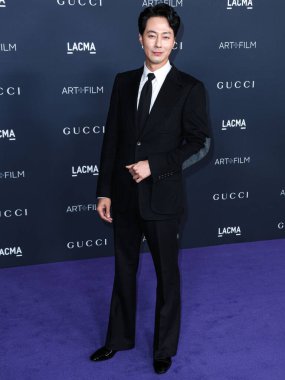 Zo In-sung, Gucci 'nin 5 Kasım 2022' de Los Angeles İlçe Sanat Müzesi 'nde yaptığı 11. LACMA Sanat + Film Galası' na geldi..