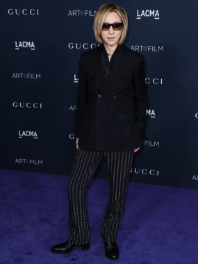 Yoshiki, 5 Kasım 2022 'de Los Angeles İlçe Sanat Müzesi' nde düzenlenen Gucci tarafından sunulan 11. LACMA Sanat + Film Galası 'na geldi..