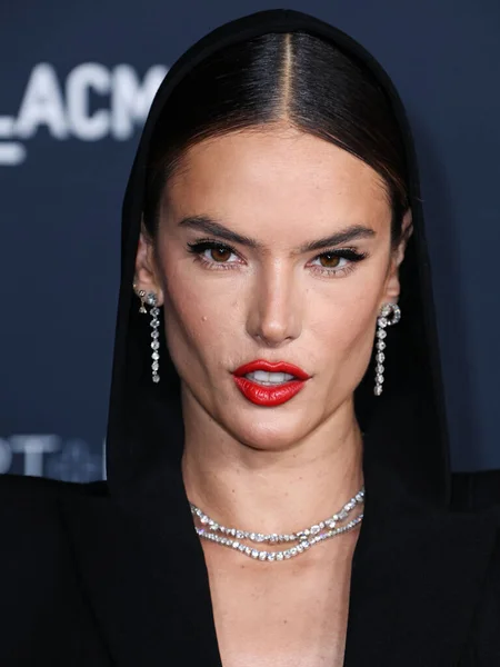 stock image Alessandra Ambrosio arrives at the 11th Annual LACMA Art + Film Gala 2022 presented by Gucci held at the Los Angeles County Museum of Art on November 5, 2022 in Los Angeles, California, United States.