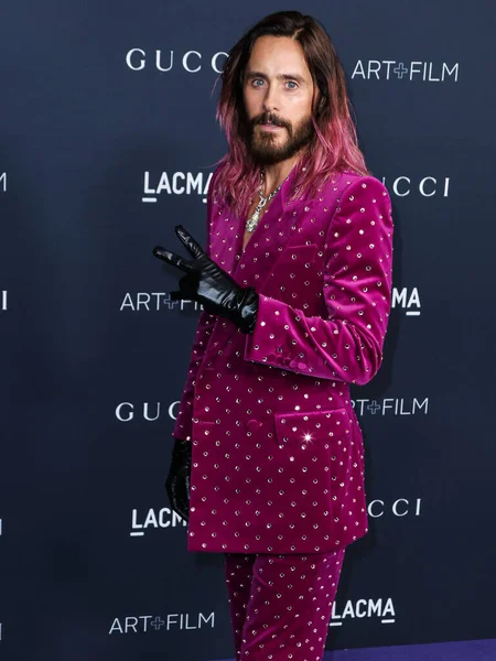 Jared Leto Anländer Till Den Årliga Lacma Art Film Gala — Stockfoto