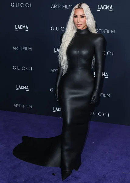 Personalidade Mídia Americana Socialite Empresária Kim Kardashian Vestindo Balenciaga Chega — Fotografia de Stock