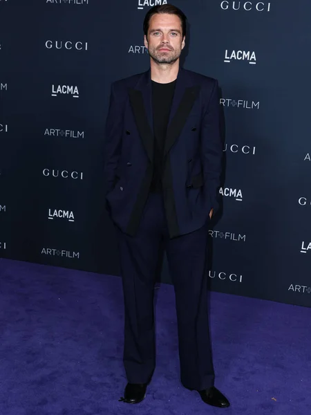 Sebastian Stan Arrives 11Th Annual Lacma Art Film Gala 2022 — Stock Photo, Image