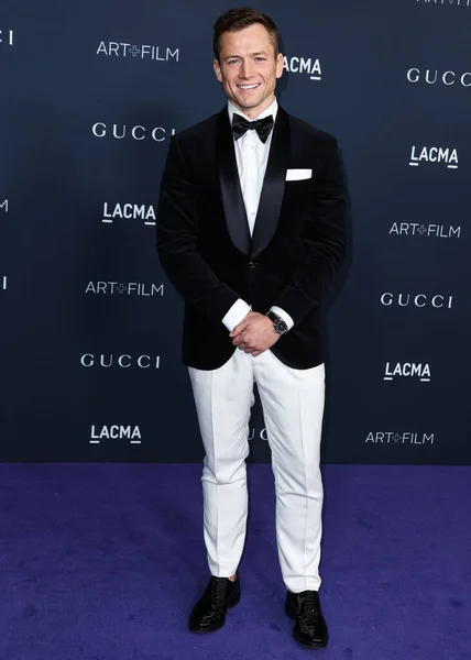 Taron Egerton Arrives 11Th Annual Lacma Art Film Gala 2022 — Stock Photo, Image