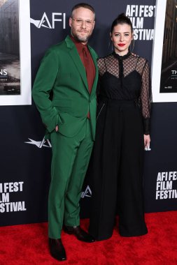 Seth Rogen ve eşi Lauren Miller, 6 Kasım 2022 'de Hollywood, Los Angeles, Kaliforniya, ABD' deki TCL Çin Tiyatrosu IMAX 'ta düzenlenen Universal Pictures' ın Kapanış Gecesi Özel Gösterimi 'ne geldiler.. 