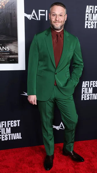 Kanadyjsko Amerykański Aktor Komik Filmowiec Seth Rogen Przybywa 2022 Afi — Zdjęcie stockowe