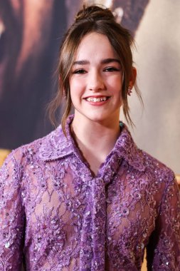 Amerikalı aktris Marlow Barkley, Netflix 'in' Slumberland 'in Los Angeles Premiere' ine 9 Kasım 2022 'de Westfield Century City' de düzenlenen AMC Century City 15 'e geldi..