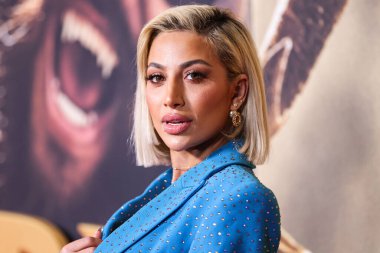 Suudi Model Roz (Rawan Abdullah Abu Zaid), 9 Kasım 2022 'de Century City, Los Angeles, Kaliforniya, ABD' de bulunan Westfield Century City 15 'te düzenlenen Netflix' in 'Slumberland' in Los Angeles galasına geldi.. 