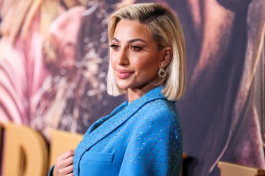 Suudi Model Roz (Rawan Abdullah Abu Zaid), 9 Kasım 2022 'de Century City, Los Angeles, Kaliforniya, ABD' de bulunan Westfield Century City 15 'te düzenlenen Netflix' in 'Slumberland' in Los Angeles galasına geldi.. 