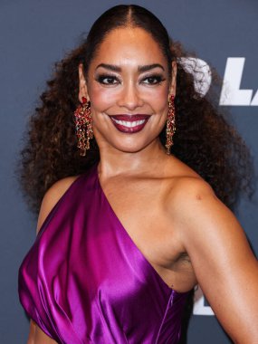 Amerikalı aktris Gina Torres, 13 Kasım 2022 'de Century City, Los Angeles, Kaliforniya' da düzenlenen Fairmont Century Plaza Oteli 'nde düzenlenen Latin Sinema ve Televizyonu' nun 2..