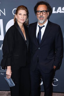 Mara Eladia Hagerman (Maria Eladia Hagerman) ve eşi / Meksikalı film yapımcısı Alejandro Gonzlez Irritu (Alejandro Gonzalez Inarritu), 13 Kasım 2022 'de ABD' nin Los Angeles kentinde düzenlenen Eleştirmenler Seçim Dernekleri 2..