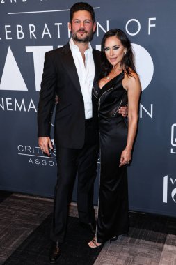 Nicholas Hardy ve eşi / Meksikalı-Amerikalı aktris ve emlakçı Vanessa Villela, 13 Kasım 2022 'de ABD' nin Los Angeles kentindeki Latin Sinema ve Televizyonunun 2..