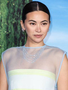 Muhafazakar Burch elbisesi giyen İngiliz aktris Jessica Henwick, Netflix 'in 14 Kasım 2022 tarihinde Los Angeles, Kaliforniya' daki Akademi Sinema Müzesi 'nde düzenlenen 