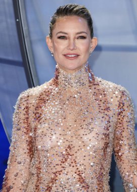 American actress Kate Hudson wearing Elie Saab FW22 Couture arrives at the Los Angeles Premiere Of Netflix's 'Glass Onion: A Knives Out Mystery' held at the Academy Museum of Motion Pictures on November 14, 2022 in Los Angeles, California clipart