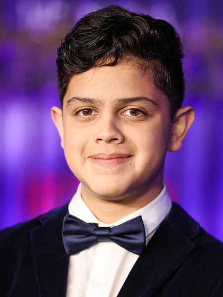 stock image Isaac Ordonez arrives at the World Premiere Of Netflix's 'Wednesday' Season 1 held at the Hollywood American Legion Post 43 at Hollywood Legion Theater on November 16, 2022 in Hollywood, Los Angeles, California, United States.