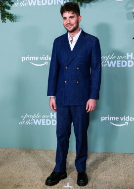 American actor, singer and songwriter Ben Platt arrives at the Los Angeles Premiere Of Amazon Prime Video's 'The People We Hate At The Wedding' held at the Regency Village Theatre on November 16, 2022 in Westwood, Los Angeles, California, United Stat