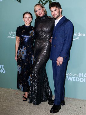 Kristen Bell, Allison Janney and Ben Platt arrive at the Los Angeles Premiere Of Amazon Prime Video's 'The People We Hate At The Wedding' held at the Regency Village Theatre on November 16, 2022 in Westwood, Los Angeles, California, United States. 