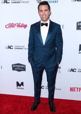 Wrexham A.F.C 'nin Amerikalı aktör ve ortak sahibi Rob McElhenney, 17 Kasım 2022' de Beverly Hilton Hotel 'de düzenlenen 36. Geleneksel Amerikan Sinematek Ödülleri törenine katıldı..