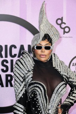 Dencia (Reprudencia Sonkey), 20 Kasım 2022 'de Los Angeles, Kaliforniya' da Microsoft Theater 'da düzenlenen 2022 Amerikan Müzik Ödülleri' ne (50..