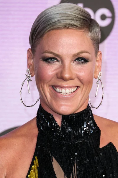 stock image Pink (P!nk, Alecia Beth Moore Hart) wearing vintage Bob Mackie arrives at the 2022 American Music Awards (50th Annual American Music Awards) held at Microsoft Theater at L.A. Live on November 20, 2022 in Los Angeles, California, United States.