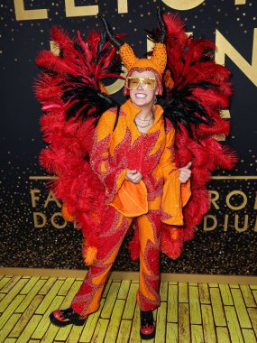 JoJo Siwa, 20 Kasım 2022 tarihinde Dodger Stadyumu 'nda düzenlenen Dodger Stadyumundan Elton John Live' a ulaştı..