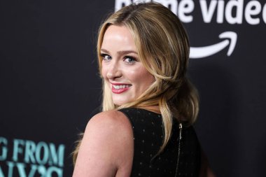 Amerikalı aktris ve eski güzellik kraliçesi Greer Grammer, 29 Kasım 2022 'de Century City, Los Angeles' ta bulunan AMC Century City 15 'te düzenlenen Amazon Prime Video' nun Los Angeles galasına geldi.