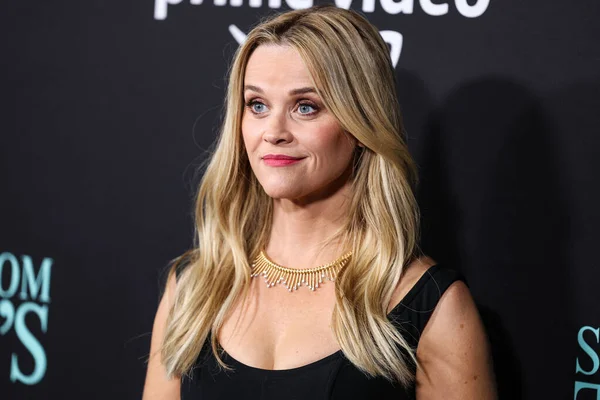 American Actress Reese Witherspoon Wearing Tiffany Jewelry Arrives Los Angeles — Stock Photo, Image