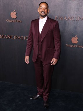 Amerikalı aktör Will Smith, 30 Kasım 2022 'de Westwood, Los Angeles, Kaliforniya, ABD' deki Regency Village Theatre 'da gerçekleştirilen' Emancipation 'filminin Los Angeles prömiyerine geldi.. 
