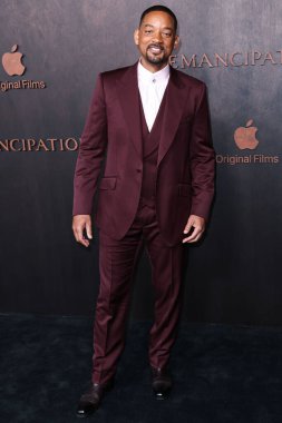Amerikalı aktör Will Smith, 30 Kasım 2022 'de Westwood, Los Angeles, Kaliforniya, ABD' deki Regency Village Theatre 'da gerçekleştirilen' Emancipation 'filminin Los Angeles prömiyerine geldi.. 
