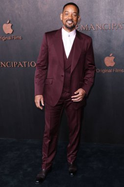 Amerikalı aktör Will Smith, 30 Kasım 2022 'de Westwood, Los Angeles, Kaliforniya, ABD' deki Regency Village Theatre 'da gerçekleştirilen' Emancipation 'filminin Los Angeles prömiyerine geldi.. 