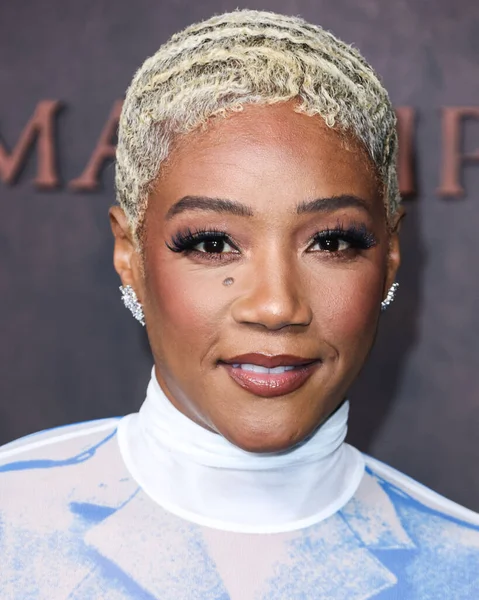 stock image American stand-up comedian and actress Tiffany Haddish arrives at the Los Angeles Premiere Of Apple Original Films' 'Emancipation' held at Regency Village Theatre on November 30, 2022 in Westwood, Los Angeles, California, United States. 