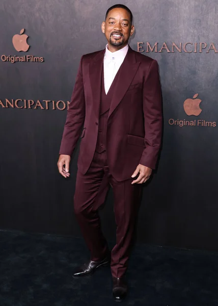 stock image American actor Will Smith arrives at the Los Angeles Premiere Of Apple Original Films' 'Emancipation' held at Regency Village Theatre on November 30, 2022 in Westwood, Los Angeles, California, United States. 