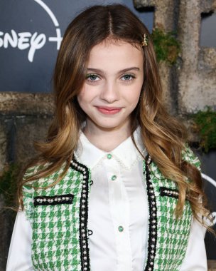 Juju Journey Brener arrives at the Disney+ Original Series 'National Treasure: Edge Of History' Season 1 Red Carpet Event held at the El Capitan Theatre on December 5, 2022 in Hollywood, Los Angeles, California, United States. clipart