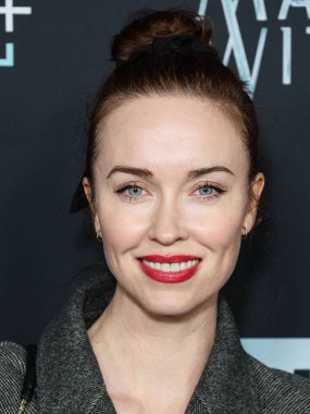 Kanadalı aktris Elyse Levesque, 7 Aralık 2022 'de Hollywood, Los Angeles, Kaliforniya, ABD' deki Harmony Gold Tiyatrosu 'nda düzenlenen AMC Networks' Anne Rice 'ın Mayfair Cadıları' nın Los Angeles galasına geldi.. 