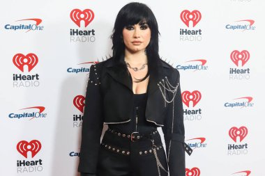 Amerikalı şarkıcı, söz yazarı ve aktris Demi Lovato, 9 Aralık 2022 'de New York, New York' ta bulunan Madison Square Garden 'daki 2022 iHeartRadio Z100 Jingle Ball' a geldi.. 