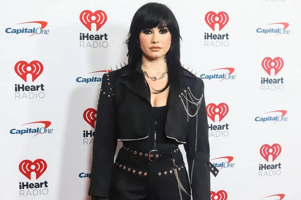 Αμερικανός Τραγουδιστής Τραγουδοποιός Και Ηθοποιός Demi Lovato Φτάνει Στο 2022 — Φωτογραφία Αρχείου