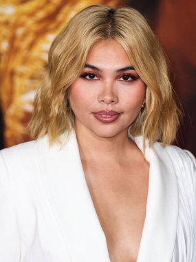 Amerikalı şarkıcı, dansçı ve aktris Hayley Kiyoko, 15 Aralık 2022 'de ABD' nin Kaliforniya eyaletinin Los Angeles kentinde bulunan Akademi Sinema Müzesi 'nde düzenlenen Paramount Pictures' Babylon 'un Küresel Gösterimi' ne geldi..