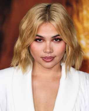 Amerikalı şarkıcı, dansçı ve aktris Hayley Kiyoko, 15 Aralık 2022 'de ABD' nin Kaliforniya eyaletinin Los Angeles kentinde bulunan Akademi Sinema Müzesi 'nde düzenlenen Paramount Pictures' Babylon 'un Küresel Gösterimi' ne geldi..