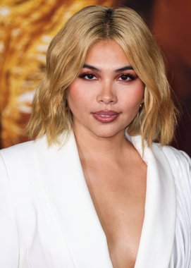 Amerikalı şarkıcı, dansçı ve aktris Hayley Kiyoko, 15 Aralık 2022 'de ABD' nin Kaliforniya eyaletinin Los Angeles kentinde bulunan Akademi Sinema Müzesi 'nde düzenlenen Paramount Pictures' Babylon 'un Küresel Gösterimi' ne geldi..