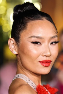 Amerikalı aktris Li Jun Li, 15 Aralık 2022 'de ABD' nin Kaliforniya eyaletinin Los Angeles kentinde bulunan Akademi Sinema Müzesi 'nde düzenlenen Paramount Pictures' Babylon 'un Küresel Prömiyer Gösterimi' ne geldi.. 