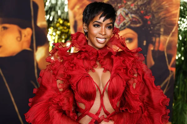 stock image American singer, actress and television personality Kelly Rowland arrives at the Global Premiere Screening Of Paramount Pictures 'Babylon' held at the Academy Museum of Motion Pictures on December 15, 2022 in Los Angeles, California, United States.