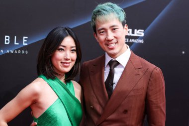 Tammy Cho ve Steven Lim, 17 Aralık 2022 'de Beverly Hills, Los Angeles, Kaliforniya, ABD' de düzenlenen Beverly Hilton Hotel 'de düzenlenen Karakter Medya tarafından sunulan 20.. 