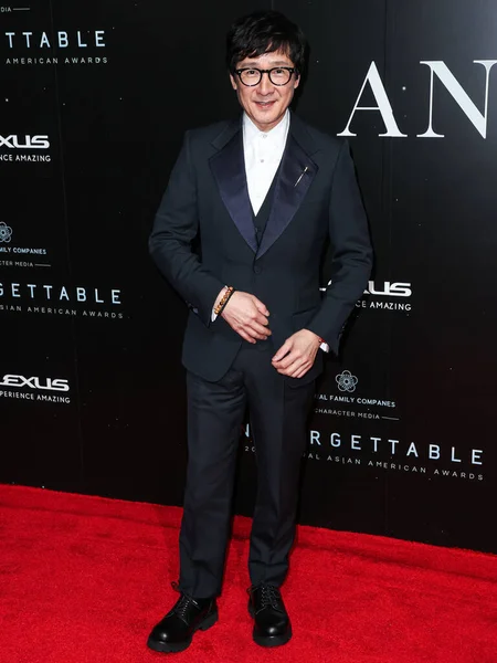 stock image Vietnam-born American actor Ke Huy Quan arrives at the 20th Annual Unforgettable Gala Asian American Awards presented by Character Media held at The Beverly Hilton Hotel on December 17, 2022 in Beverly Hills, Los Angeles, California, United States. 