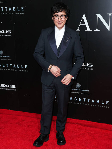 Vietnam-born American actor Ke Huy Quan arrives at the 20th Annual Unforgettable Gala Asian American Awards presented by Character Media held at The Beverly Hilton Hotel on December 17, 2022 in Beverly Hills, Los Angeles, California, United States. 