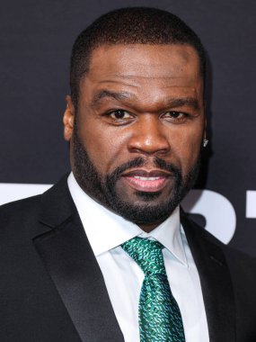 Amerikalı rapçi, aktör ve işadamı 50 Cent (Curtis James Jackson III), STARZ 'ın' BMF '(Black Mafia Family) ikinci sezonunun Los Angeles Premiere' ine 5 Ocak 2023 'te Hollywood, Los Angeles, ABD' deki TCL Çin Tiyatrosu IMAX 'e geldi..
