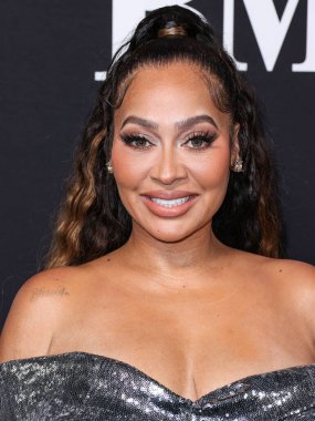 Amerikan televizyon karakteri ve aktris La La Anthony (Alani Nicole Anthony), STARZ 'ın' BMF '(Siyah Mafya Ailesi) ikinci sezonunun Los Angeles' taki galasına 5 Ocak 2023 'te Hollywood, Los Angeles, ABD' deki TCL Çin Tiyatrosu IMAX 'te geldi..